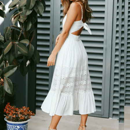 SOERA Elena Sleeveless Bohemian Long Sundress - Dress - XS