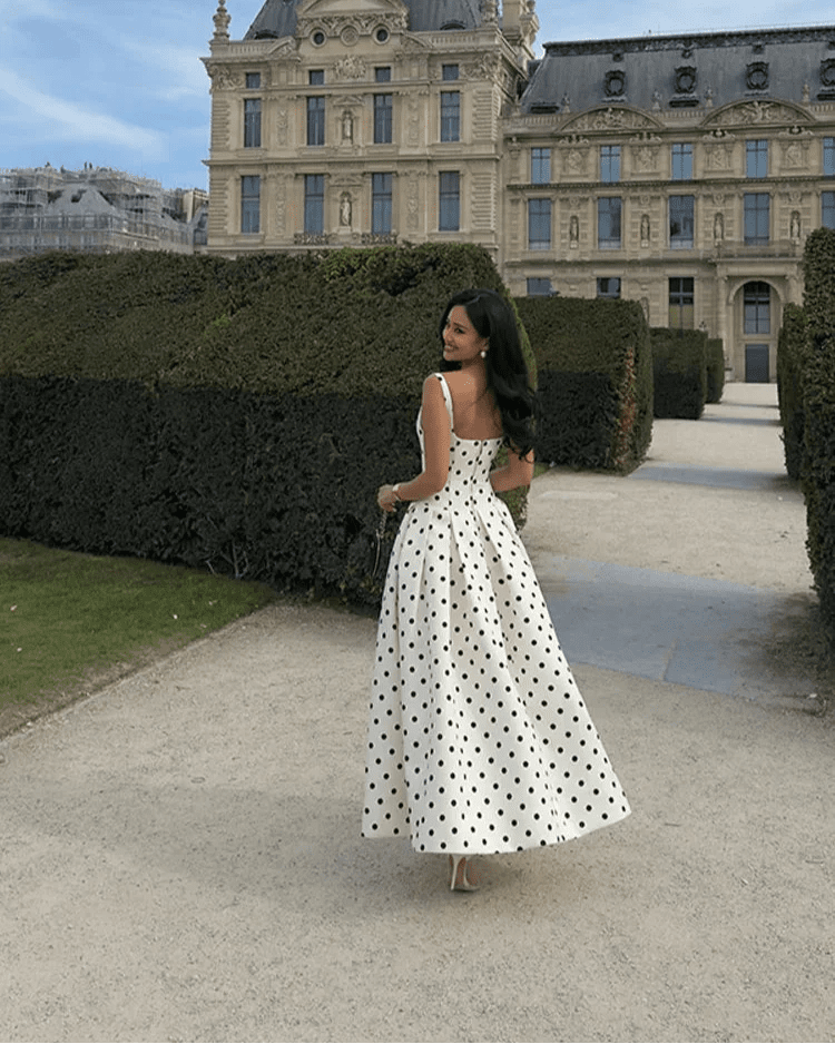 SOERA Jasmine Polka Dot Midi Dress - Dress - XS