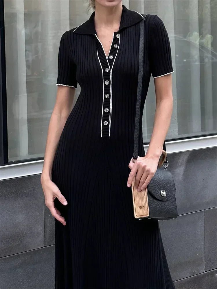 SOERA Serena Tricot Knit Dress - Dress - White S