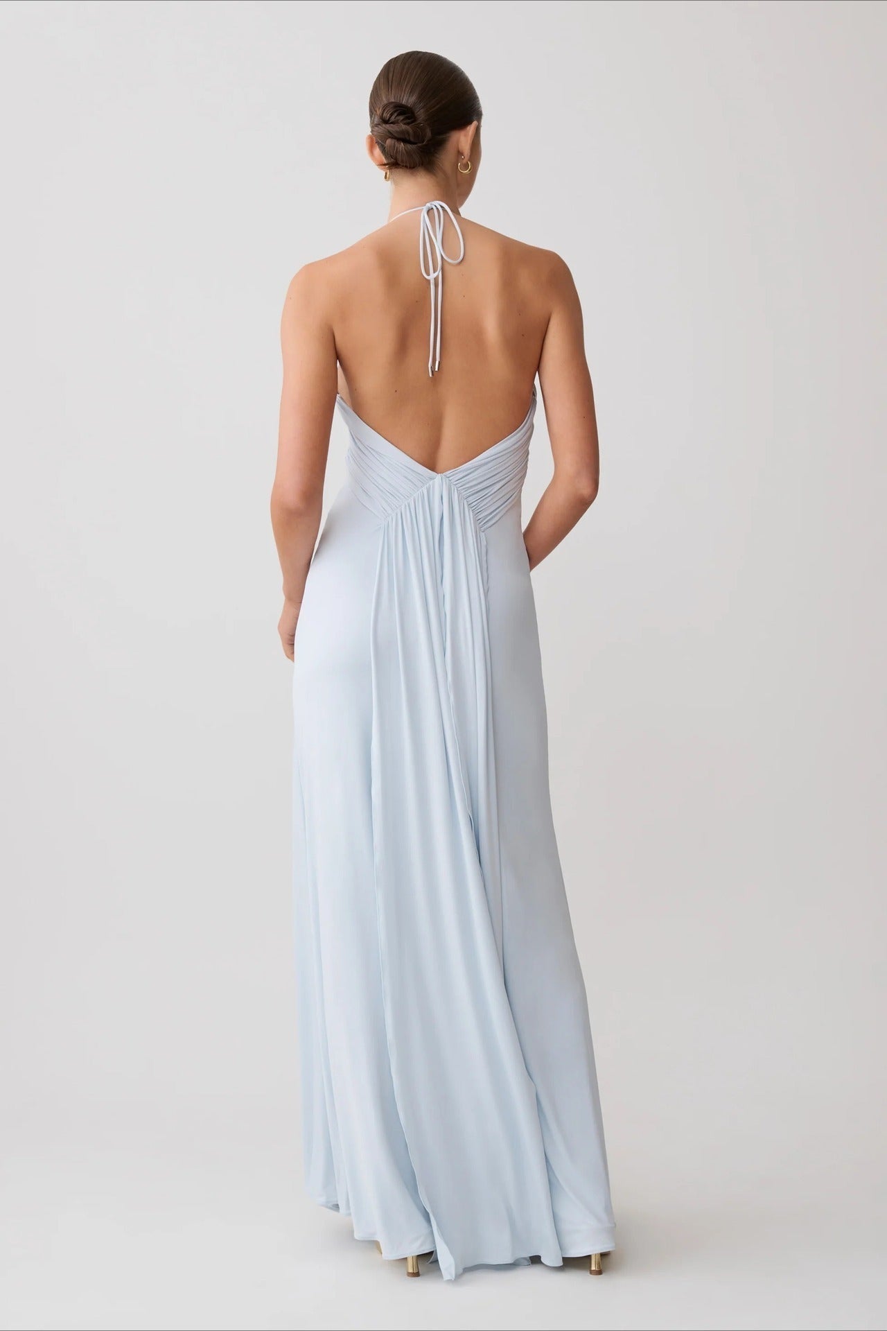 SOERA Valentina Halter Mermaid Maxi Dress - Dress - Light Blue XS