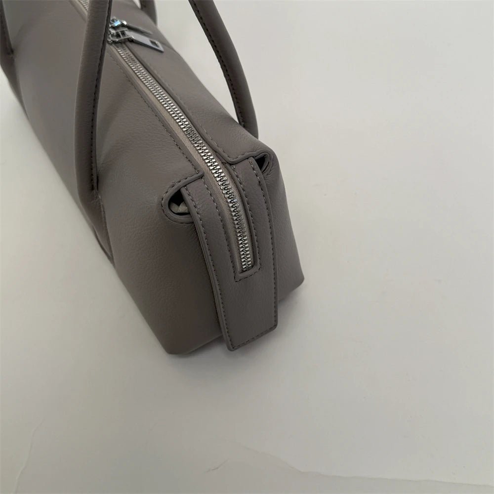 SOERA Beatrice Retro Underarm Shoulder Bag - Handbags - Grey