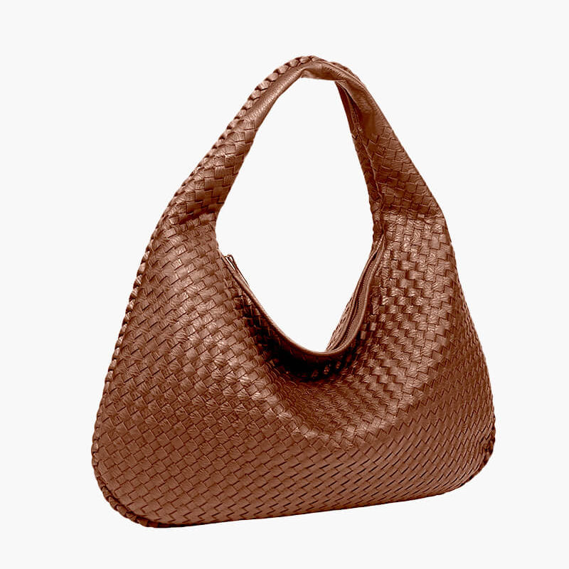 SOERA Woven bag XL - Handbags - DBAD2-QL367008 brown
