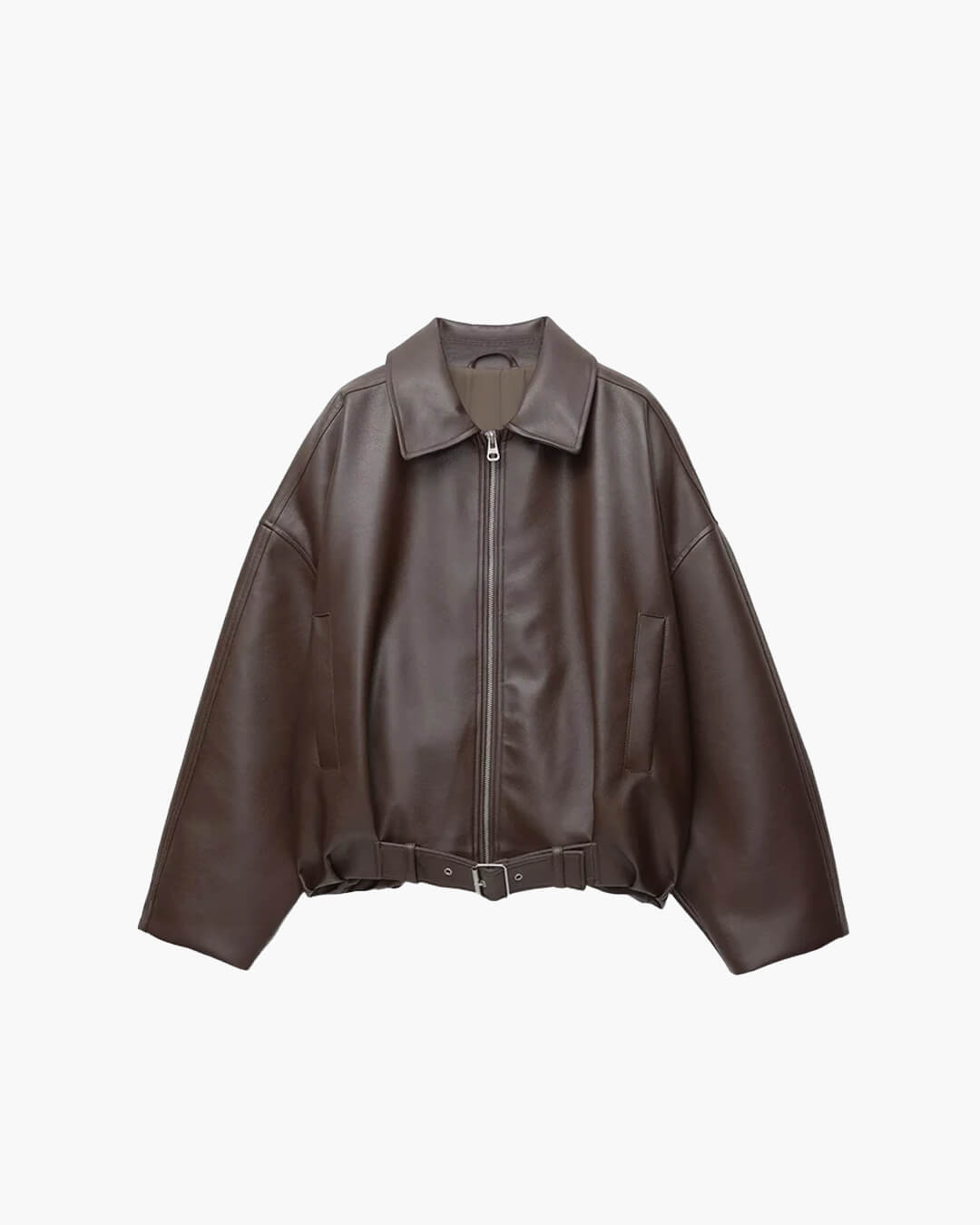 SOERA Caroline Vegan Leather Jacket - Jackets - jA1760504685430142073 Black S