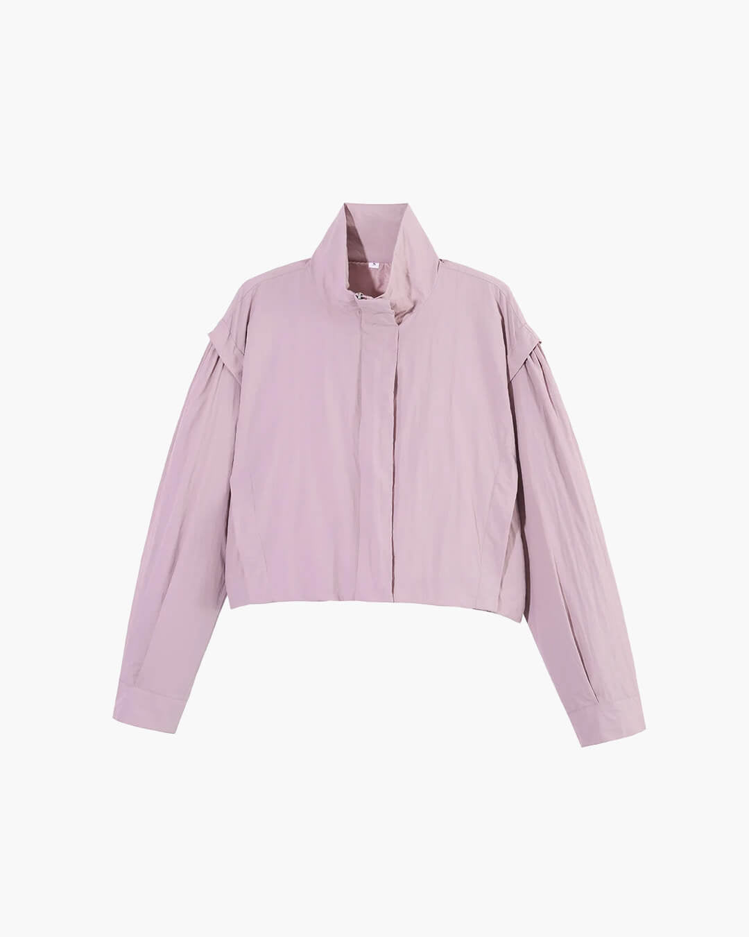 SOERA Melisande High Collar Cropped Jacket - Jackets - Pink XS