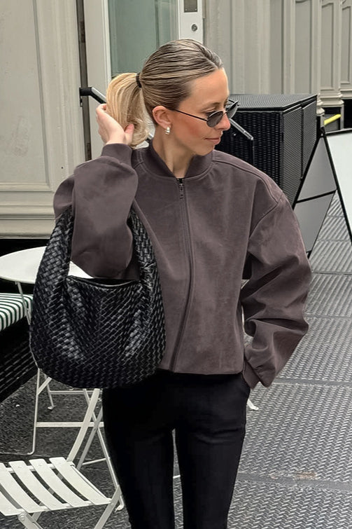 Ilse semišový bomber