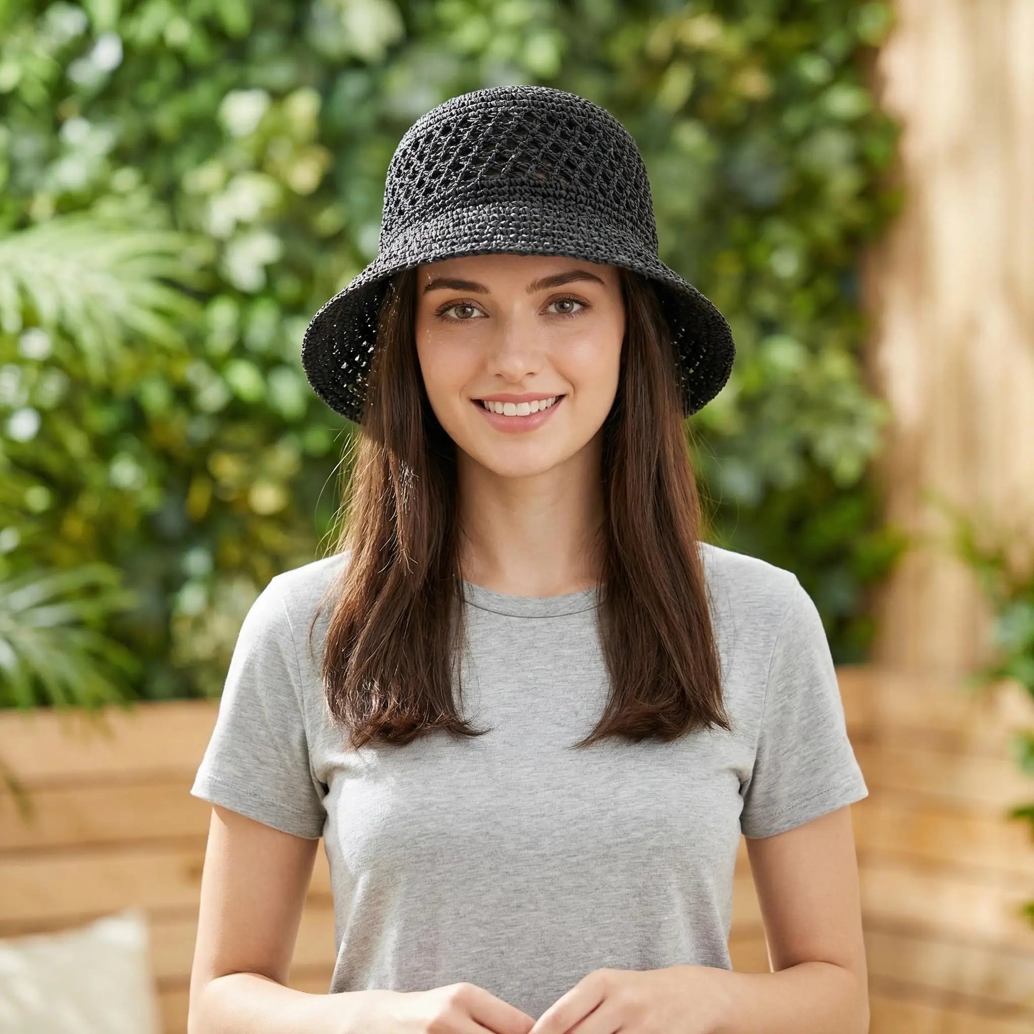 Beatrice Elegant Sun Protection Bucket Hat