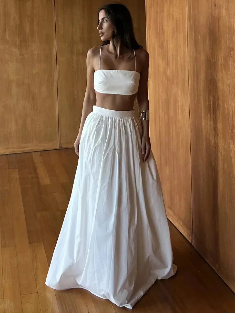 Pruhovaný pletený dvoudílný set Olivia