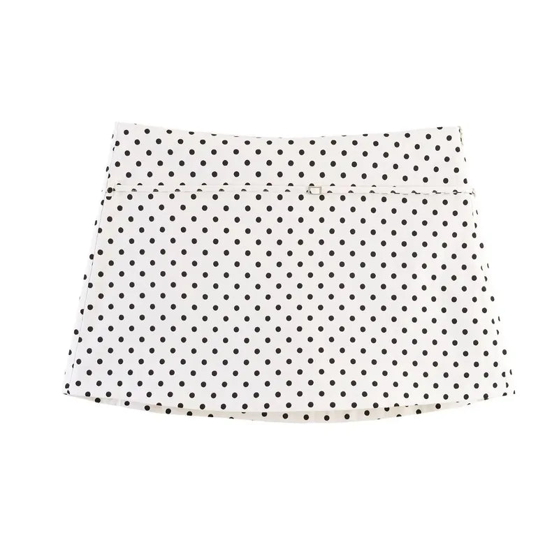 Jessica Side Zip Skort with Belt Details