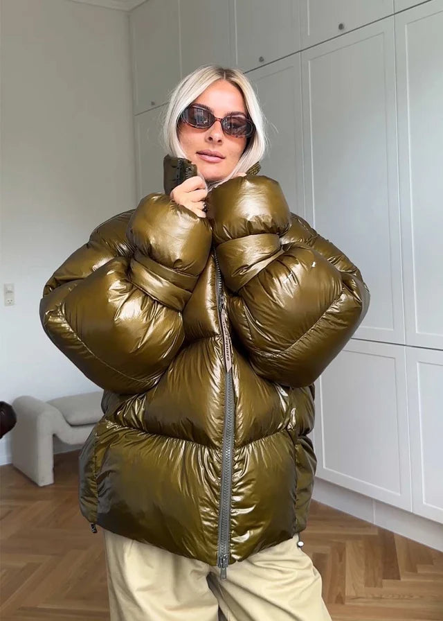 Olivia Shiny Puffer Jacket