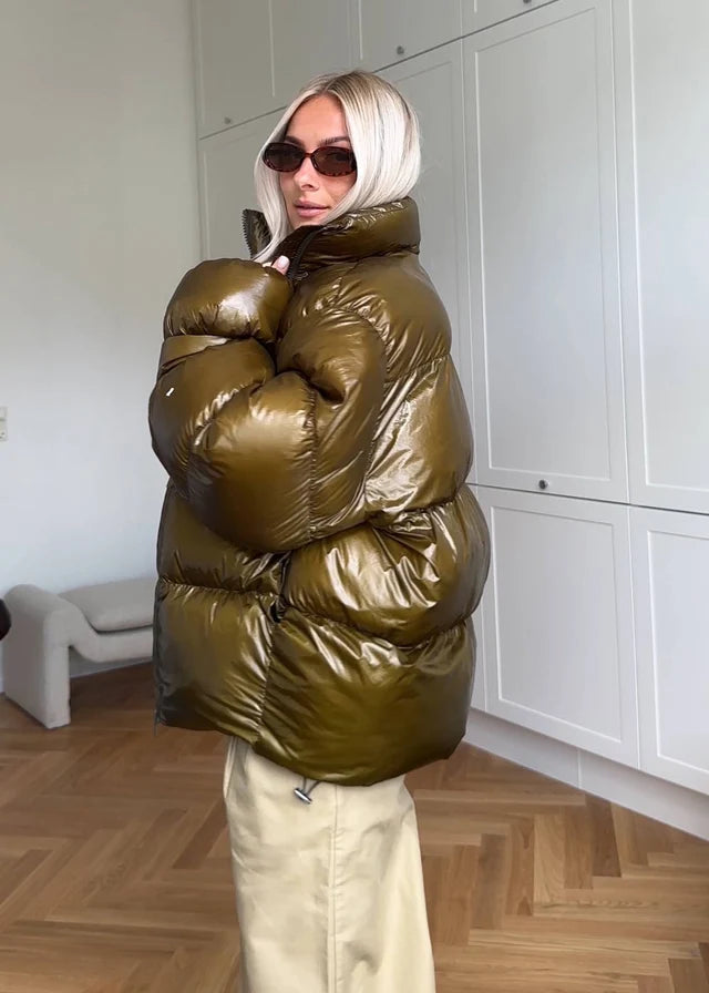 Olivia Shiny Puffer Jacket