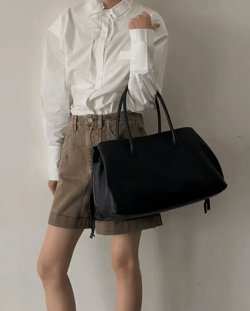 SOERA Miriam Multi-Compartment Shoulder Tote Bag - Bag - SOERA-662019-BEI-L-89315 Beige Large 38x20x23 cm