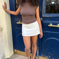 Carmen Bodycon Mini Sukně se Nízkým Pasem