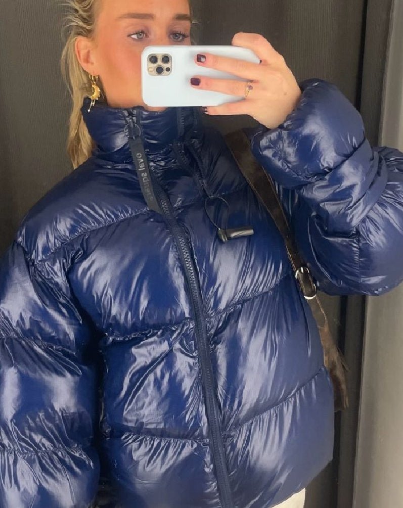SOERA Olivia Shiny Puffer Jacket - Coats & Jackets -  Gold M