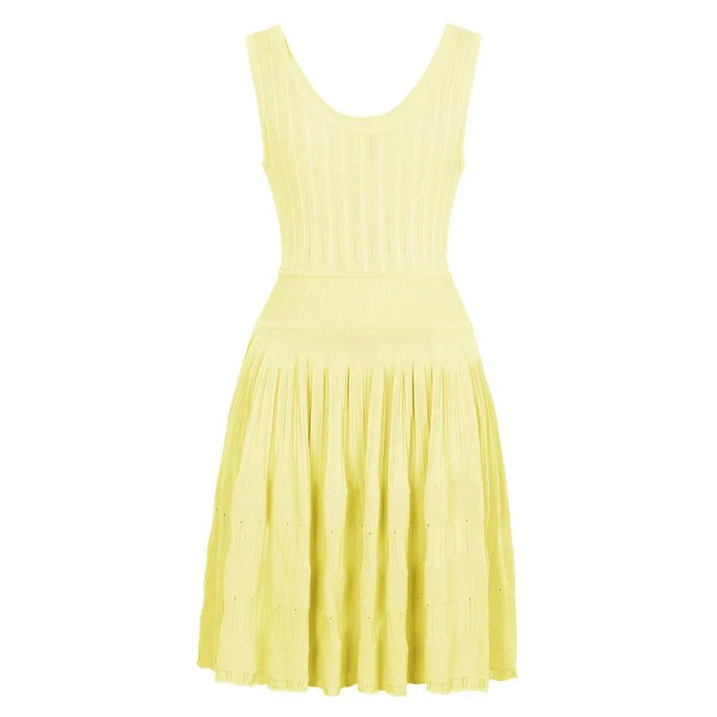 SOERA Alicia Knitted Sling Mini Dress - Dress -  Teal S