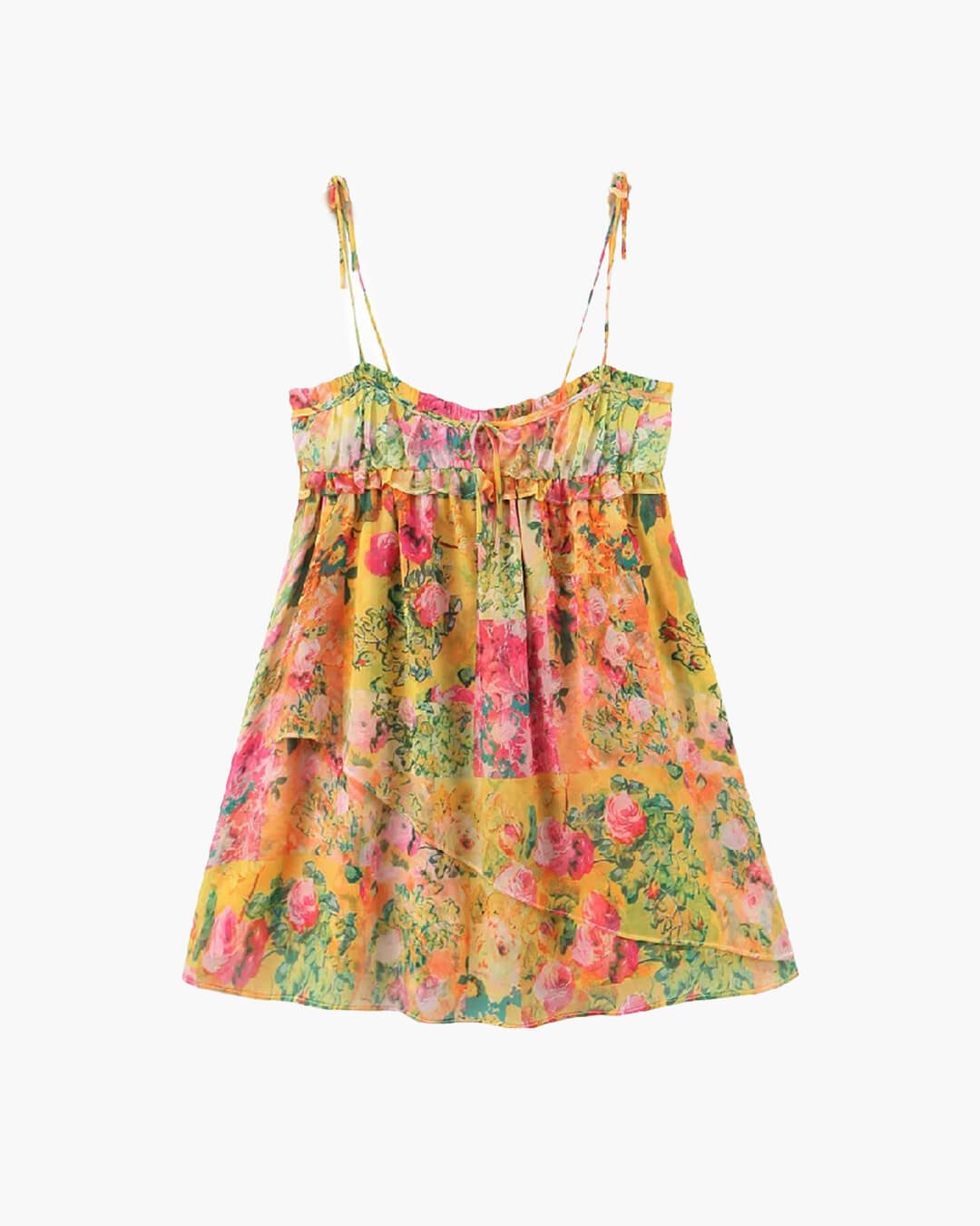 SOERA Clara Multicolor Floral Mini Dress - Dress -  L