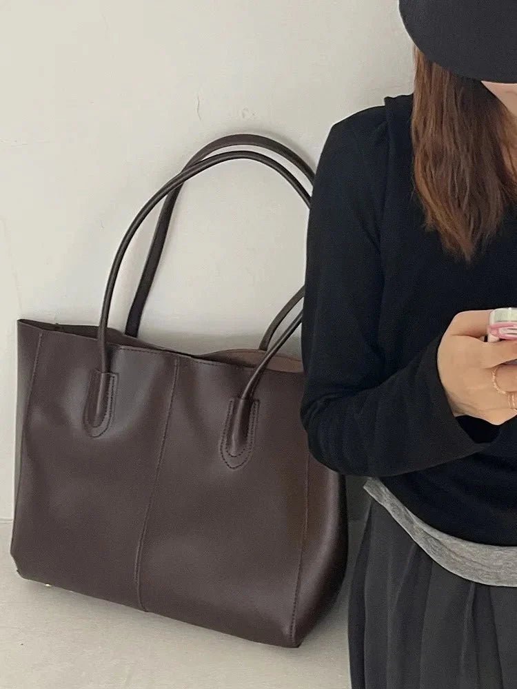 SOERA Cindy Tote Bag - Handbags - 3256806807836694-;ir1755570762866015024 Dark Brown