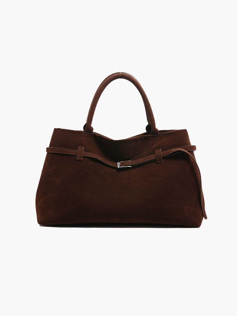 SOERA Dalila Suede Bag - Handbags - DBAD2-WK261001 Brown Regular