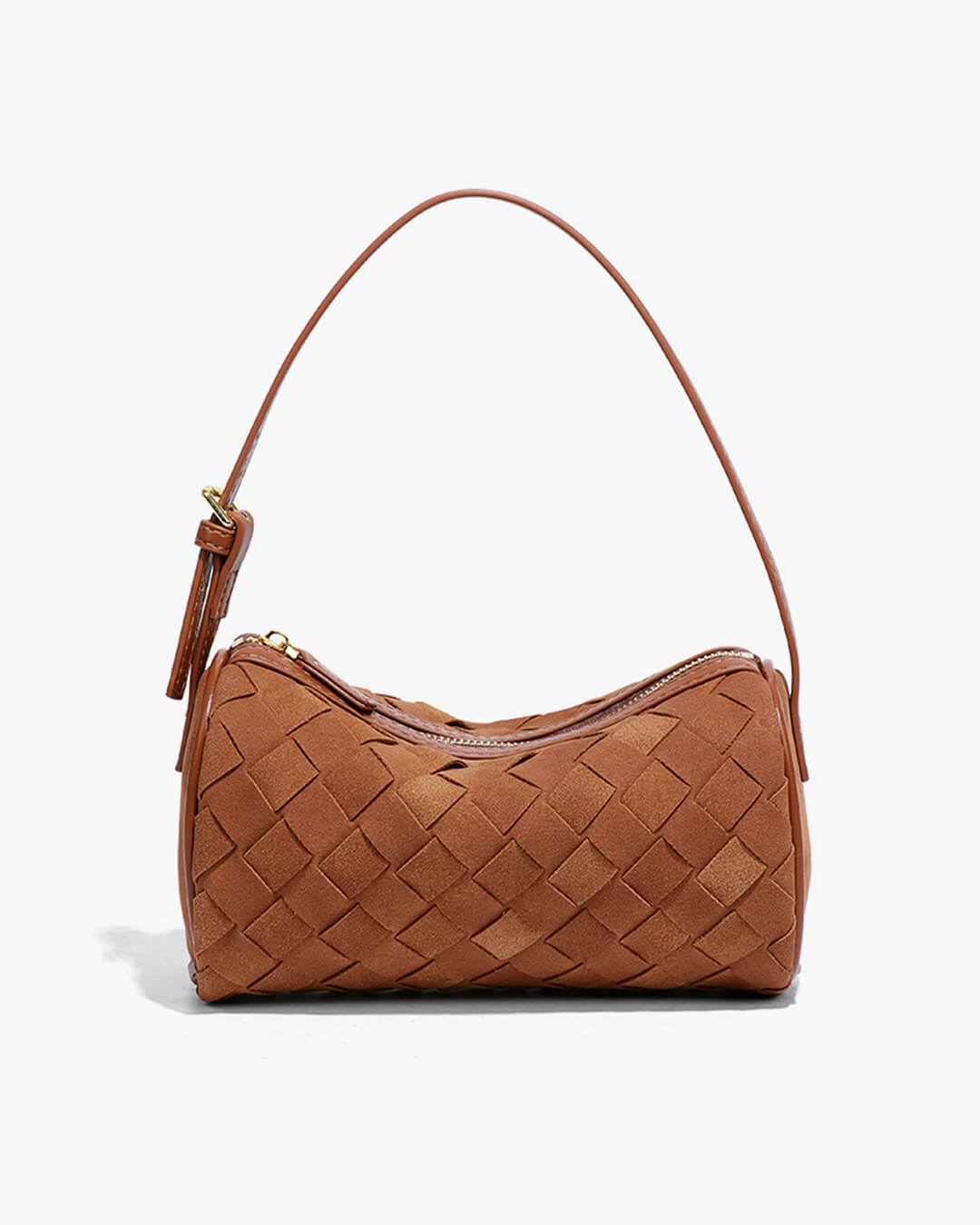 SOERA Jessica Woven Suede Bag - Handbags - Soera-Jessica-Woven-Suede-Bag-Handbag/Brown Brown Regular