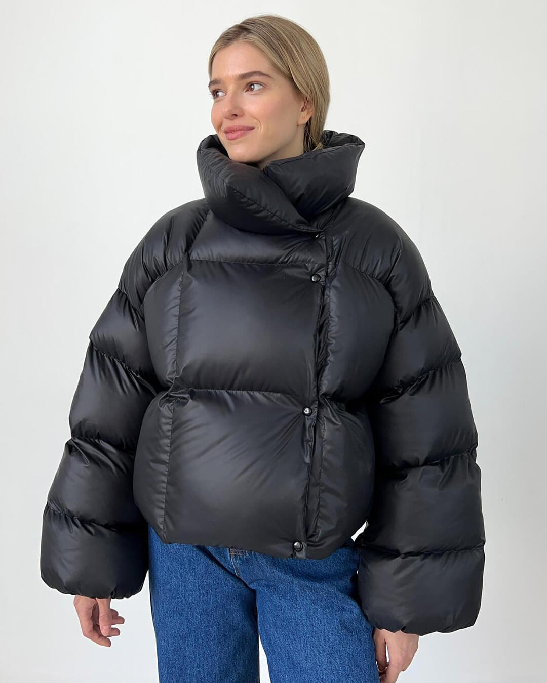 SOERA Jessy Puffer Jacket - Jackets - ES1762959136655418351 Black M