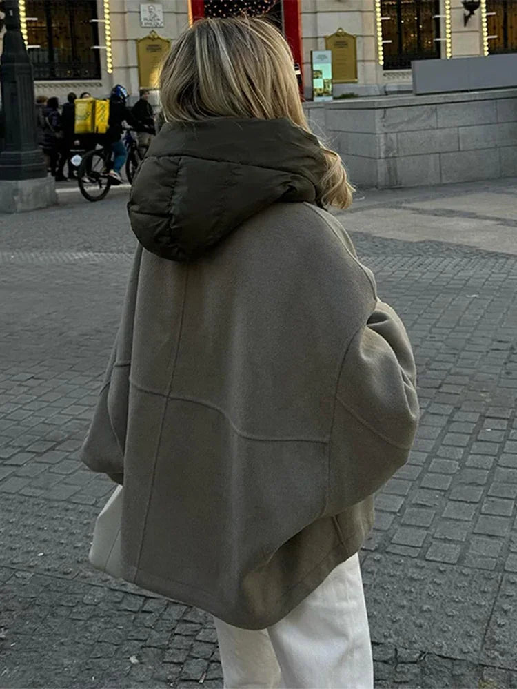 SOERA Marie Hooded Jacket - Jackets - LK1761217667597915394 Army Green S