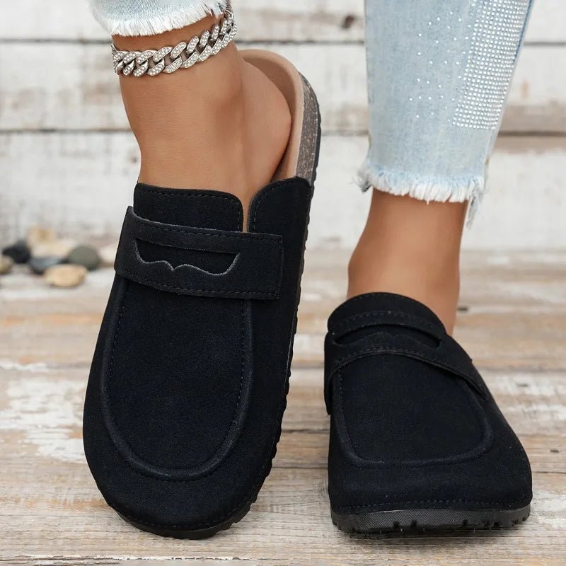 SOERA Bianca Cork Suede Mules - Shoes -  Beige 36