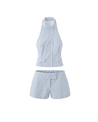Briana pruhovaný mini sukně set