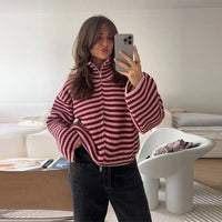 Simona pletený svetr na zip